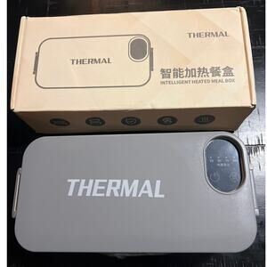 THERMAL Intelligent Heated Meal Box Digital Touch Screen Lunch Box Grey⁠